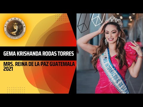 Gema Krishanda Rodas Torres - Mrs. Reina de la Paz Guatemala 2021 | Sharina World Beauty Magazine