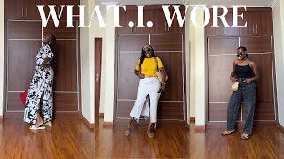 WHAT I WORE | REALISTIC WEEK IN OUTFITS | Nelly