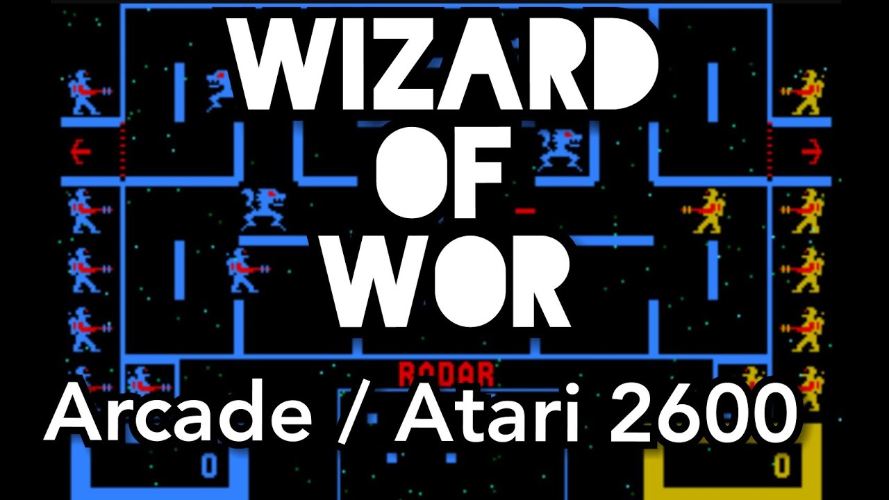 Wizard of Wor Arcade / Atari 2600 Show and Tell YouTube