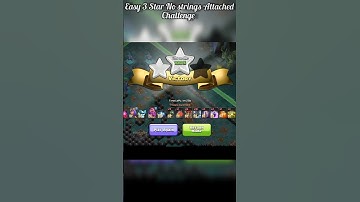 Easy 3 Star ⭐⭐⭐ No Strings Attached Challenge || Clash Of Clans || #shorts #clashofclans