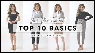 10 WORKWEAR ESSENTIALS Every Woman Needs to Own | How to Start Your First Work Wardrobe | Miss Louie