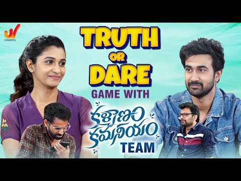 Truth or Dare Game with Kalyanam Kamaneeyam Team | Santosh Soban | Priya | Anil kumar | Saddam - UVCREATIONS