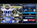 Detroit Lions Vs Dallas Cowboys Analysis/ Breakdown/ Prediction