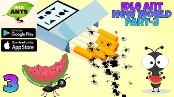 Idle Ants  Gameplay With 43 ants Android,ios part 3
