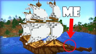 Unbelievable Ship Construction in Minecraft!