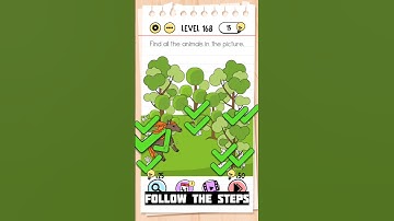 Brain test🧠Level 168👍#braintest #viralgame #tranding #iqtest #braingamessolution