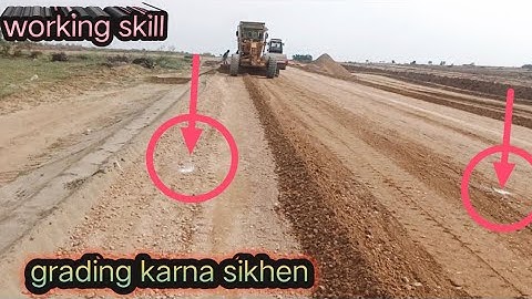 grader sub base ka final level karte hue | Grader Working Skills | Grader leveling Gravel
