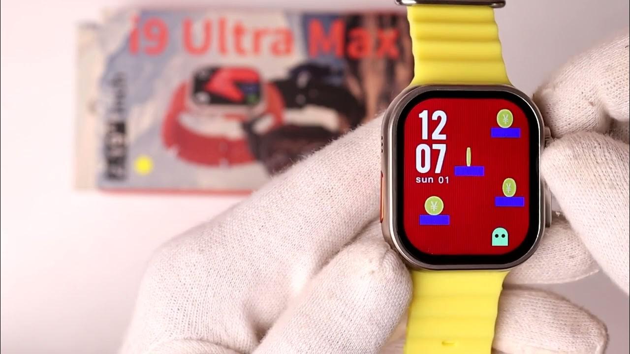 how-to-change-clock-face-on-i9-ultra-max-smart-watch-youtube