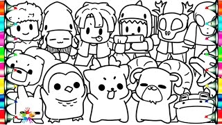 99 Nights in the Forest ROBLOX Coloring Pages Baby Monsters Entities from Soonrok Animation