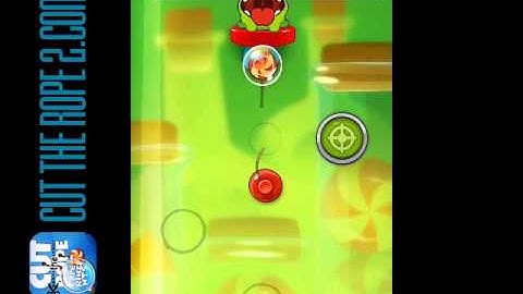 Cut The Rope 2: Experiments Level 3-24 Sticky Steps Box Walkthrough