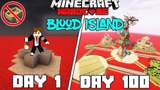 I Survived 100 Days on Blood Island Minecraft Hardcore(hindi)