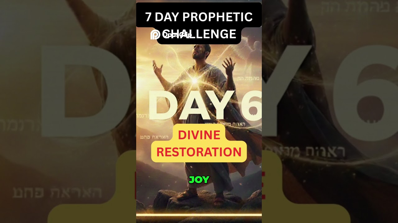 🔥 DAY 6 PROPHETIC PRAYER – DIVINE RESTORATION| Recover All You Lost | Morning Prayer & Declarations