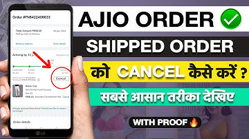 How to cancel ajio shipped order | Ajio Order Cancel Kaise Kare | Ajio Order Return & Refund Process