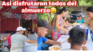 🔴Se Llego la Hora del Gran Almuerzo🥹Por la Inaguracion De la Casa🏡Asi Disfruto todo el Grupo