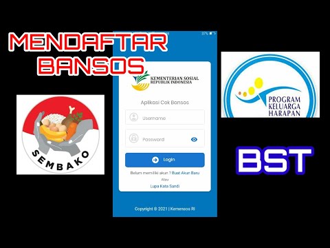 CARA MUDAH DAFTAR BANSOS | BPNT PKH BST | LEWAT APLIKASI CEK BANSOS