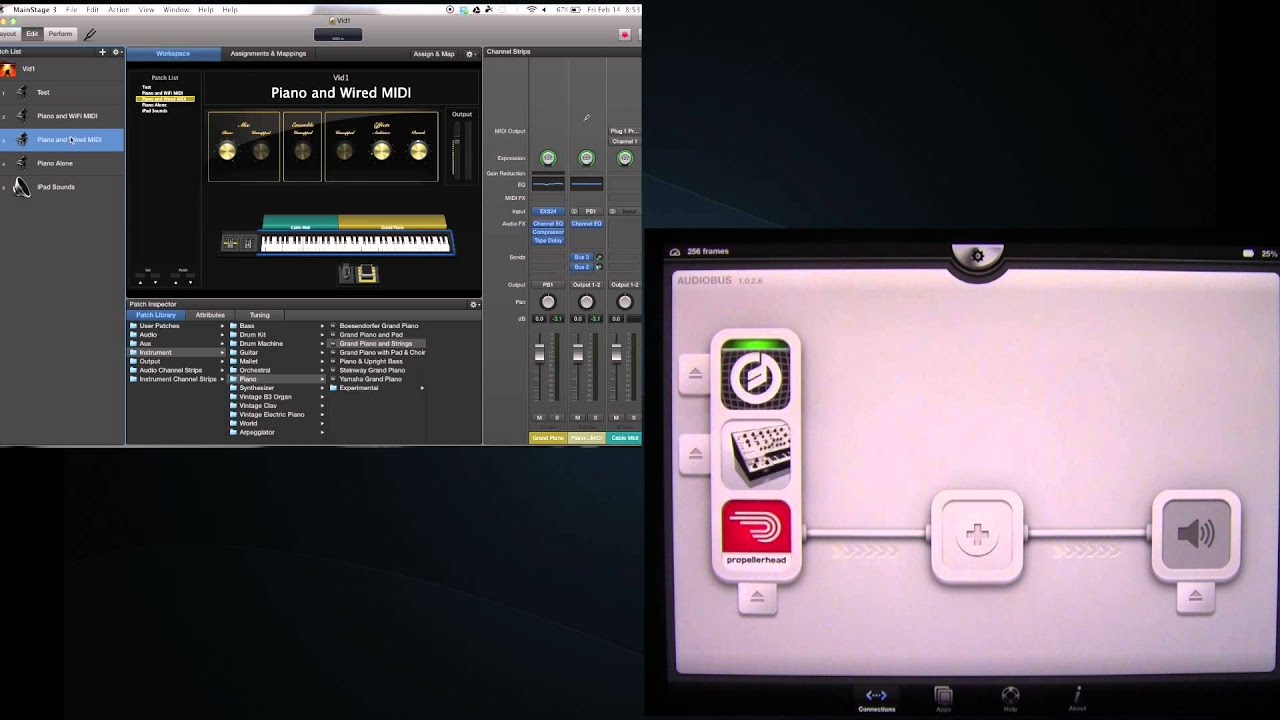 Jim's T&T Integrating iPad into Keyboard Rig with Mainstage - YouTube