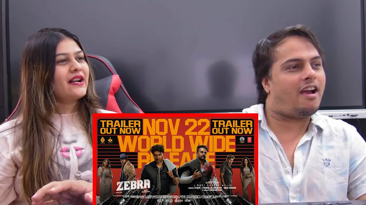 Zebra Official Trailer  Satya Dev, Daali Dhananjaya | Ravi B, Eashvar Karthic, SN Reddy, Bala