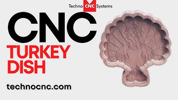 Turkey Trinquet Dish | Thanksgiving DIY Project Turkey Wood Dish | technocnc.com