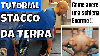 COME FARE LO STACCO DA TERRA REGULAR - DEADLIFT // Tutorial Esecuzione corretta