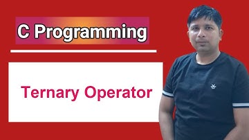 Ternary Operator In C Programming in Hindi | Examples
