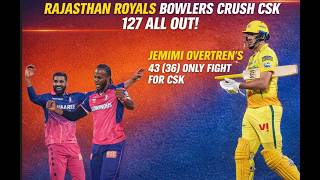 Rr Bowlers Destroy Csk Csk 127 All Out Ipl 2026 Csk Vs Rr Review