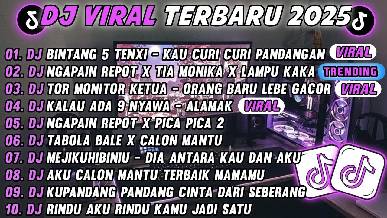 DJ TIKTOK TERBARU 2025-🎵DJ BINTANG 5 TENXI - KAU CURI PANDANGAN 🎵DJ TABOLA BALE X TIA MONIKA 