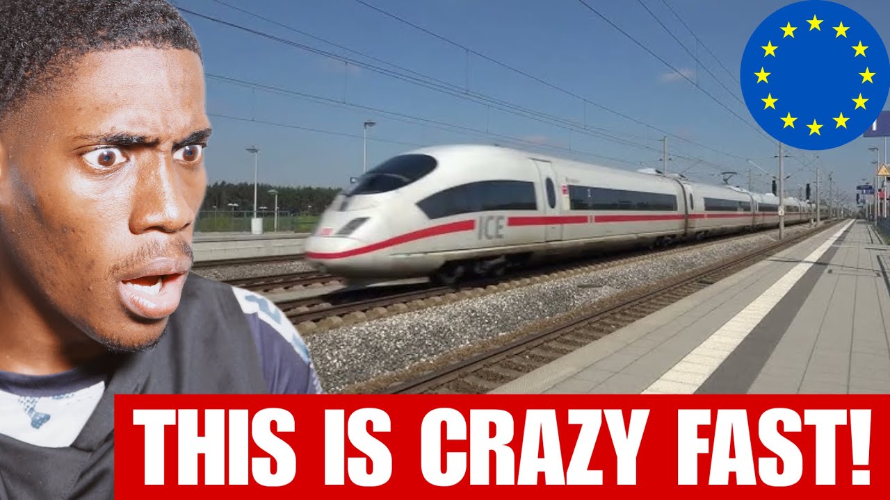 American Reacts to European Trains at high speed around Europe