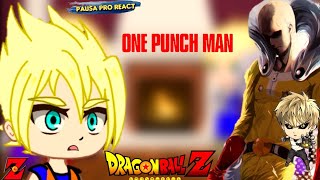 👊Past Dragon Ball Reaction To Saitama || One Punch Man || Gacha