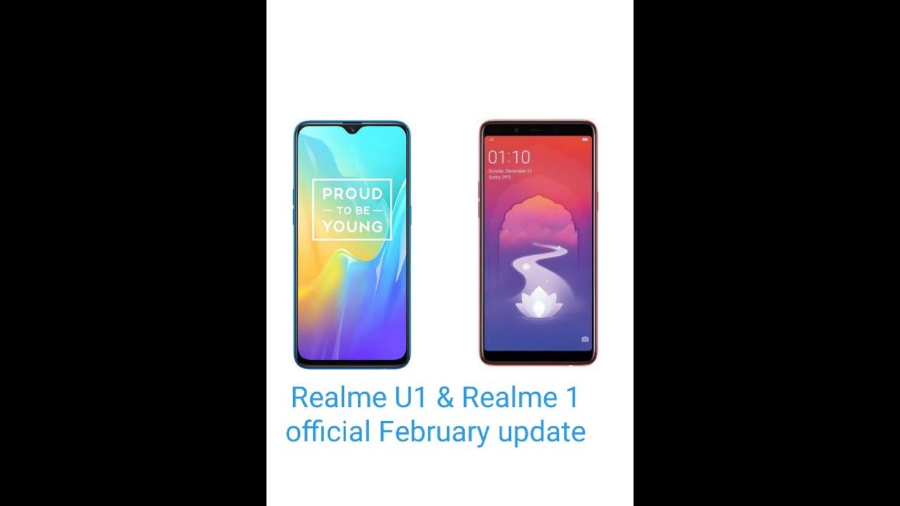 Realme U1 & Realme 1 official February update