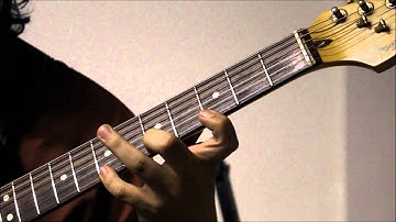 F Lydian Scale (3 notes per string) guitar