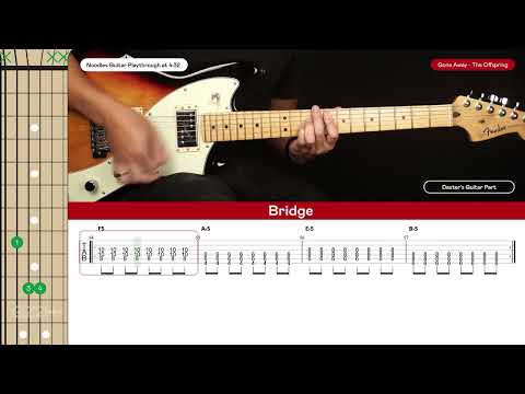Gone Away Guitar Cover The Offspring 🎸|Tabs + Chords|
