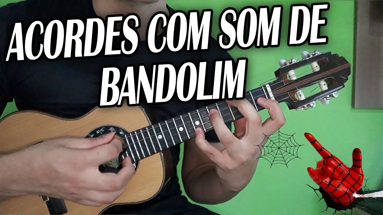 APRENDA os ACORDES ARANHAS com SOM de BANDOLIM no Cavaquinho  - Como tocar cavaquinho
