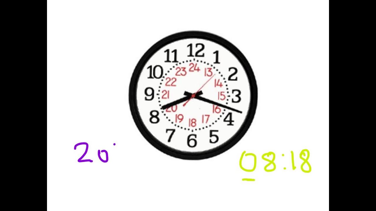 24 hour clock - YouTube