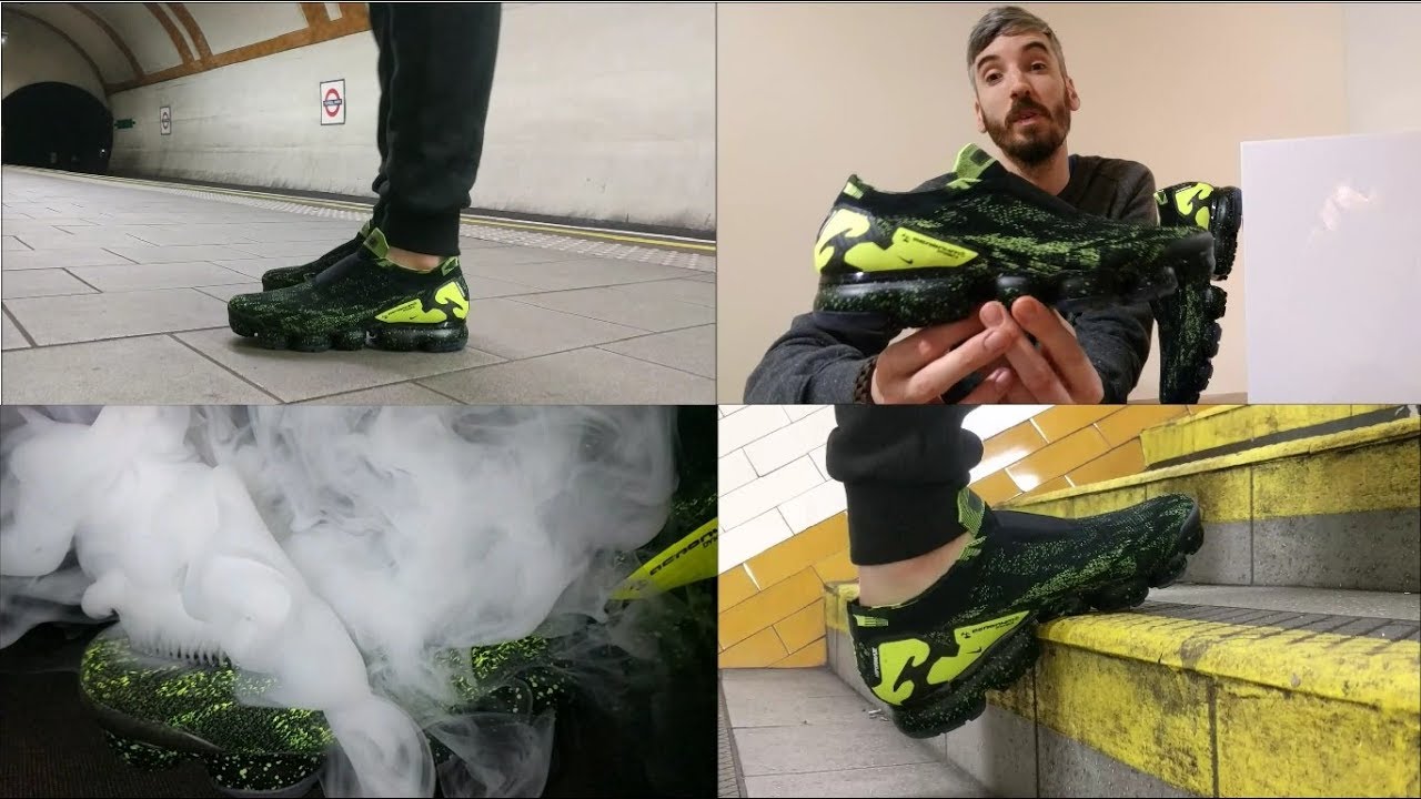 NIKE VAPORMAX Moc 2 "The Illusional Ja" on feet, weight and breath-ability review - YouTube