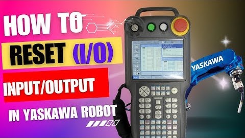 How To Reset I/0 of Yaskawa Robot Programing|Input Output Reset Program of Yaskawa Kuka Fanuc Robot
