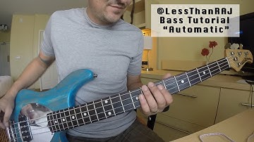 Less Than Jake - Roger Lima - Bass Tutorial "Automatic" Vid 7
