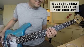 Less Than Jake - Roger Lima - Bass Tutorial &quot;Automatic&quot; Vid 7