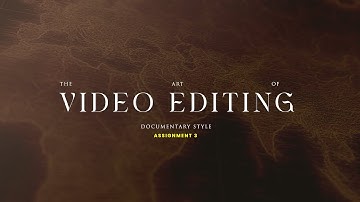 ASSIGNMENT 3 DOCUMENTARY STYLE EDIT | THARUN SPEAKS EDITNG COURSE