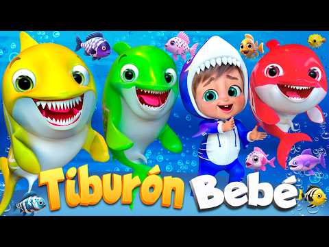 Bebé Tiburón y Sus Amigos del Océano - Canciones para Bebés #BabyShark #NurseryRhymes #bebetiburon