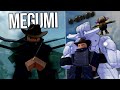 Using megumi in different roblox anime games