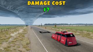 600 MPH Cars vs Tornado 🌪️💥 Damage Cost Test 💸 | BeamNG Drive #33