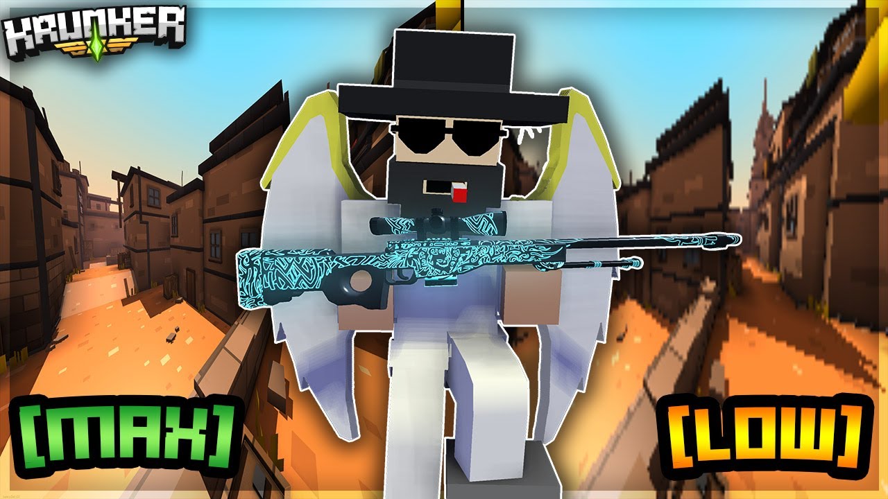 Playing Krunker.io On The Lowest vs Highest Graphics