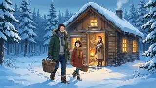 A Family’s Cozy Winter Day in a Frozen Forest | Ghibli ASMR