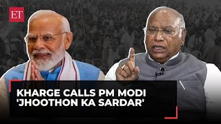 &#39;What&#39;s wrong in calling PM Modi &#39;Jhoothon Ka Sardar&#39;: Congress chief Mallikarjun Kharge