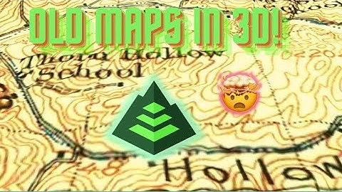 Old maps in 3D with Gaia gps!