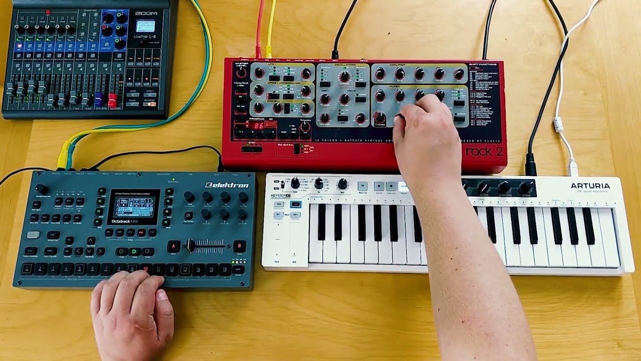実験的なIDMフレアアンビエント w/ Octatrack & Nord Rack 2 : r