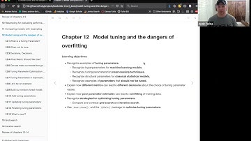 Tidy Modeling with R Book Club Ch12: Model tuning & the dangers of overfitting (2021-03-30) (tmwr01)