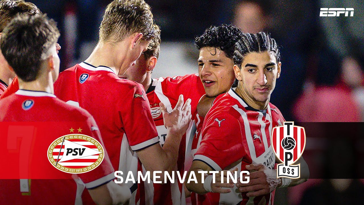 MARCUS YOUNIS laat zich zien met GOAL & ASSIST🔥 | Samenvatting Jong PSV - TOP Oss