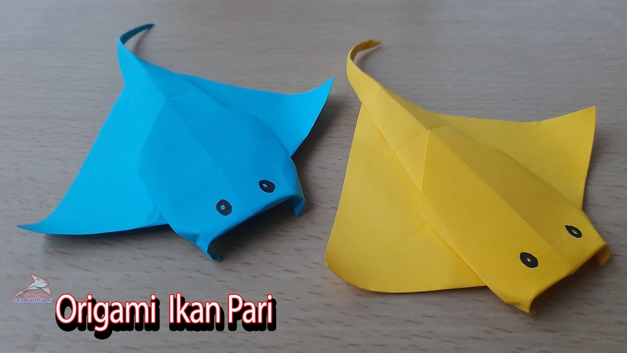 Origami Ikan Pari | How To Make Origami Stingray