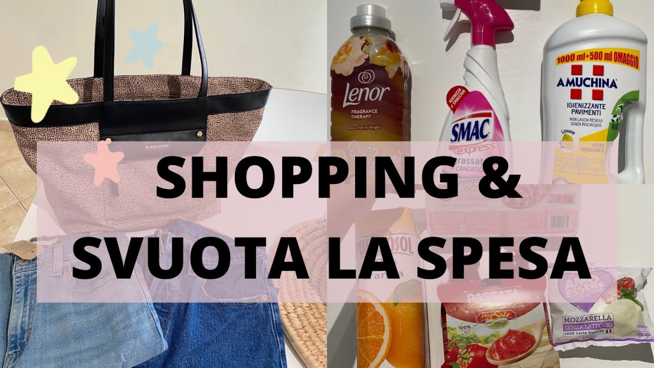 SVUOTA LA SPESA PER DUE PERSONE  || SHOPPING OUTLET BARBERINO || VLOG - alessia